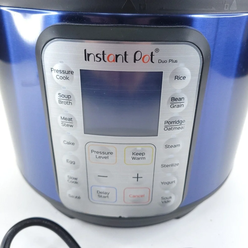 Instant Pot Duo Plus 6 Quart Electric Pressure Cooker Cobalt Blue Multi-Cooker